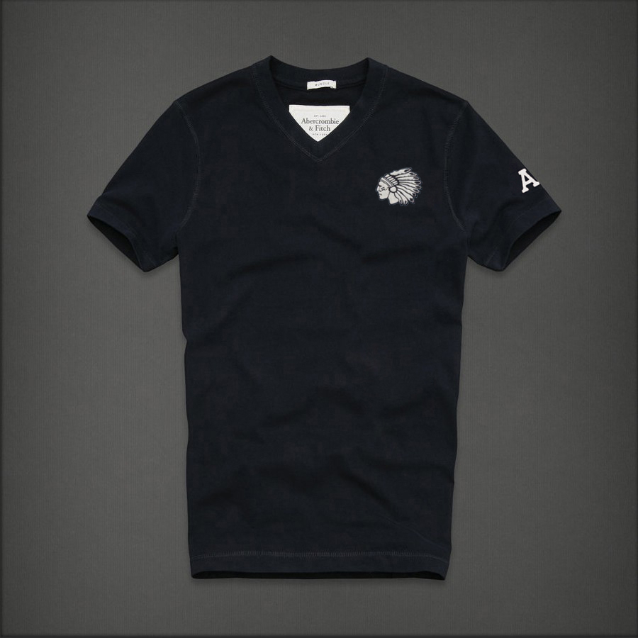 Abercrombie Fitch Hombres cuello en V Corto Remera AF5597 Abercrombie Fitch Hombres cuello en V Corto Remera AF5597